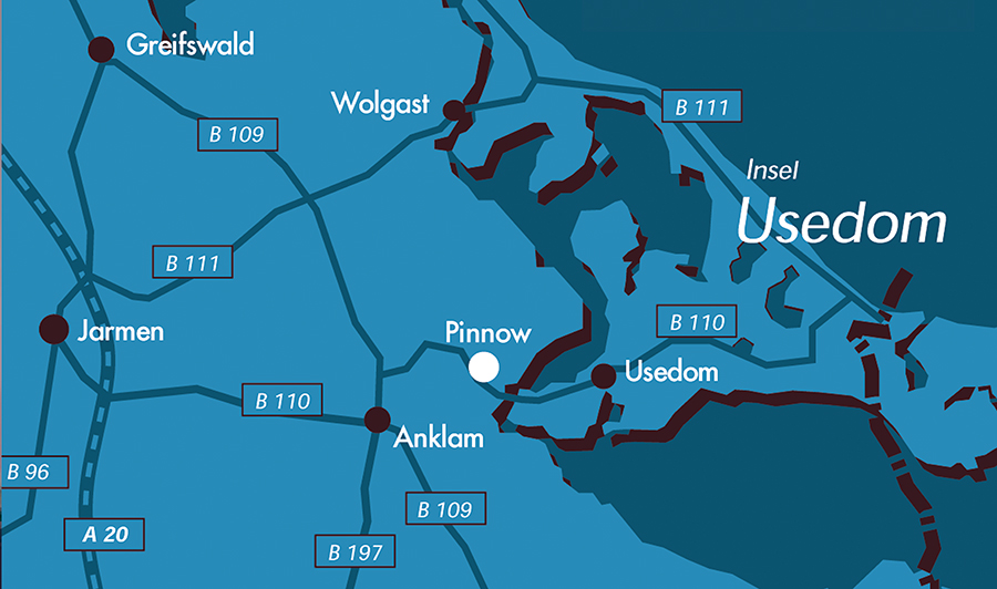 Karte Anfahrt Pinnow